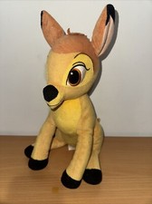 Disney Bambi Faline Plush Sitting Stuffed Animal Deer Fawn 12 in embroider eyes