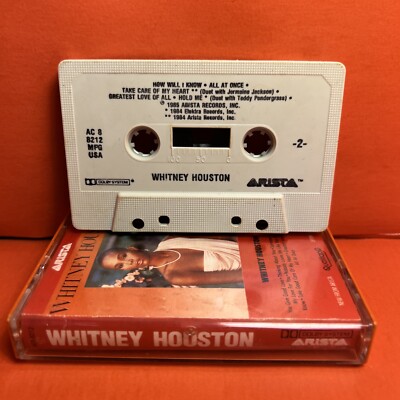Whitney Houston 1985 Self Titled Debut Album Cassette Tape First
