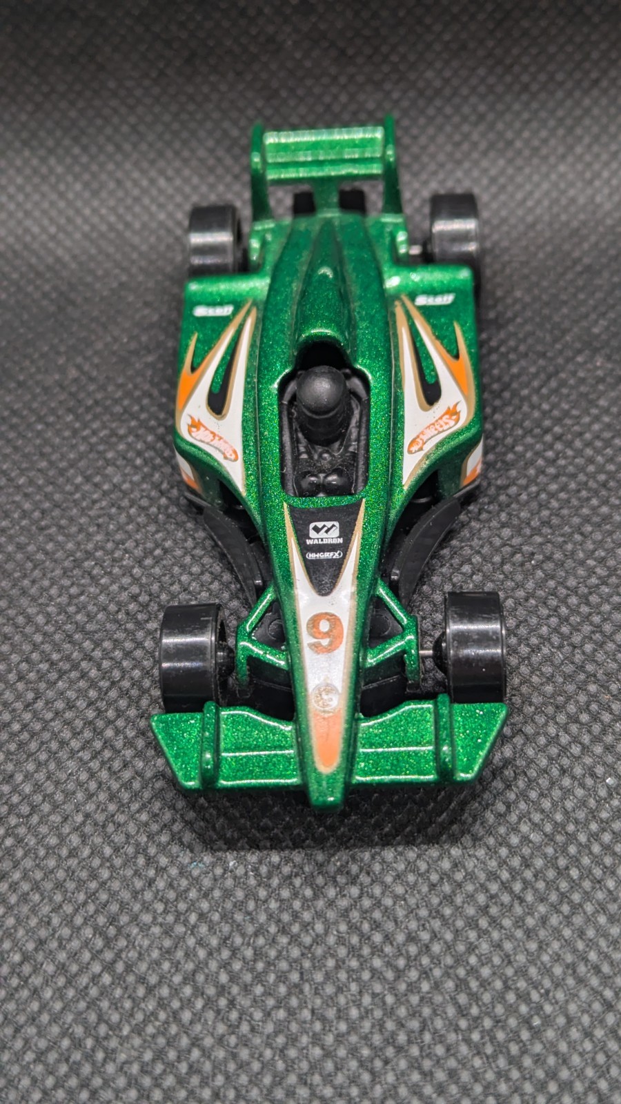 Hot Wheels 2009 GP-2009 Metalflake Green Hot Wheels Racing 3/10 Loose