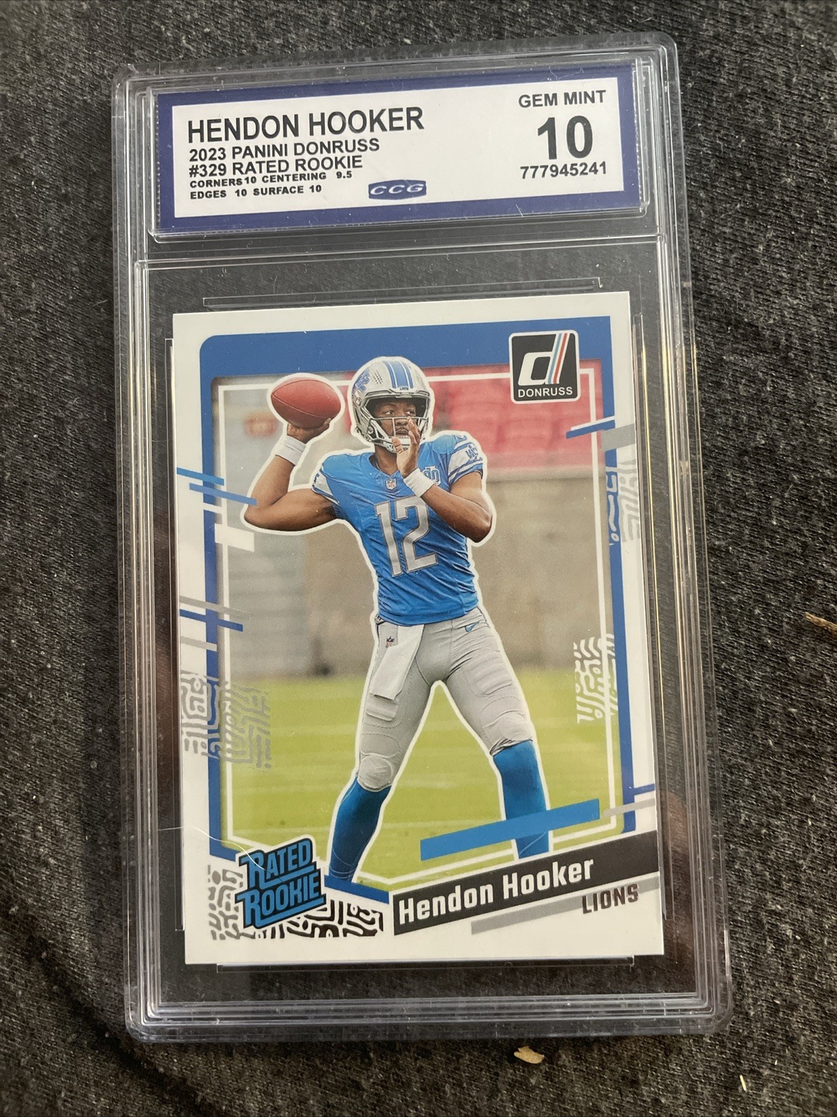 2023 Panini Donruss - Rated Rookie Hendon Hooker #329 (RC)