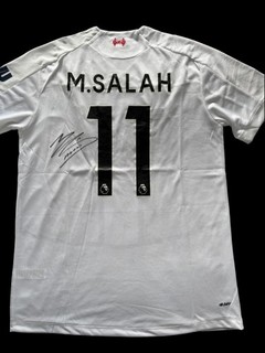 Rare Mohamed Salah Signed Liverpool FC Football Jersey