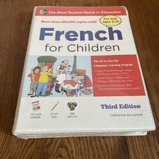 French for Children w/ Three Audio CDs, Colorful Guidebook, Activity Book New