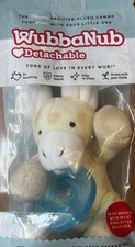 WubbaNub Giraffe Pacifier Plush Baby Soothie Detachable NIP