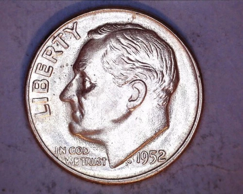 1952 "SILVER" ROOSEVELT DIMES  BU **213-6