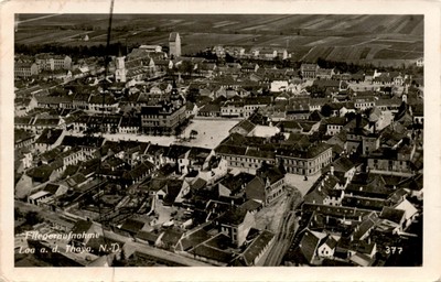 Fliegeraufnahme, Laa a. d. Thaya, Seemann & Rasch Postcard