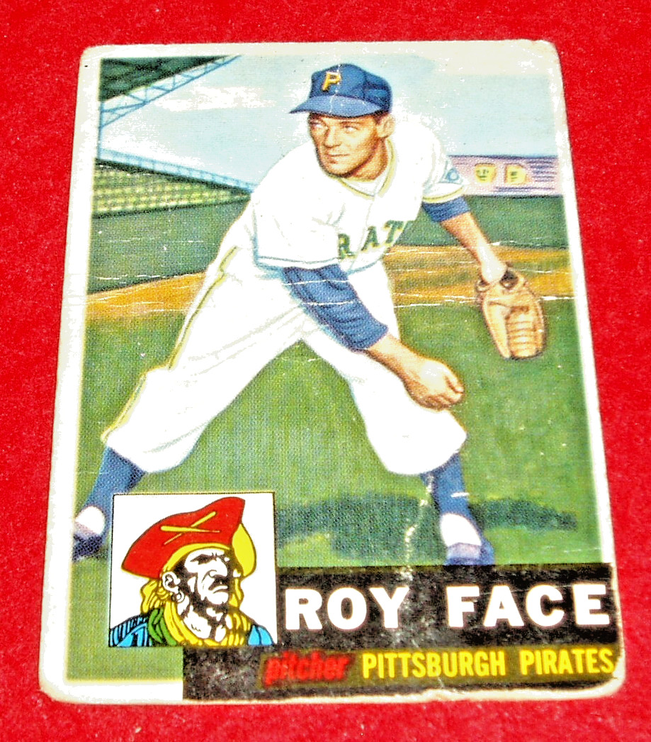1953 Topps  ROY FACE ROOKIE CARD # 246  Pirates ----CREASED
