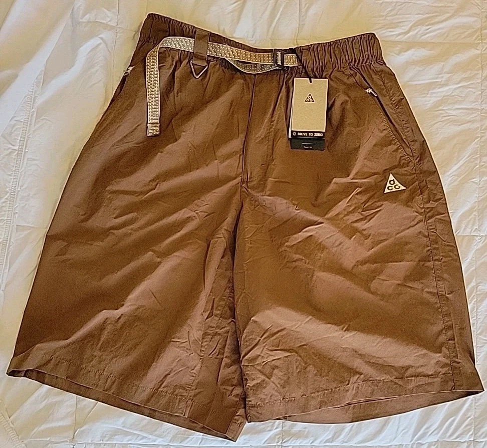 Nike ACG Orb Weaver Shorts Men's M $110 HJ2887-235 UV Repel Mosswood Brown
Opens in a new window or