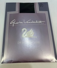 NEW Vintage Gloria Vanderbilt Sheer Size A, Jet Black Day Sheer Pantyhose