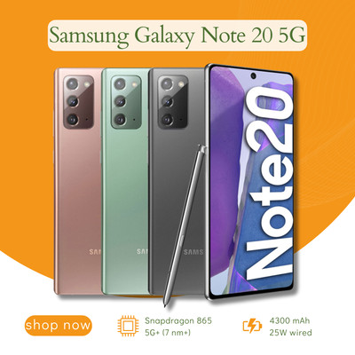 Neu Samsung Galaxy Note 20 5G SM-N981U 128GB Smartphone Alle Farben Ohne Vertrag