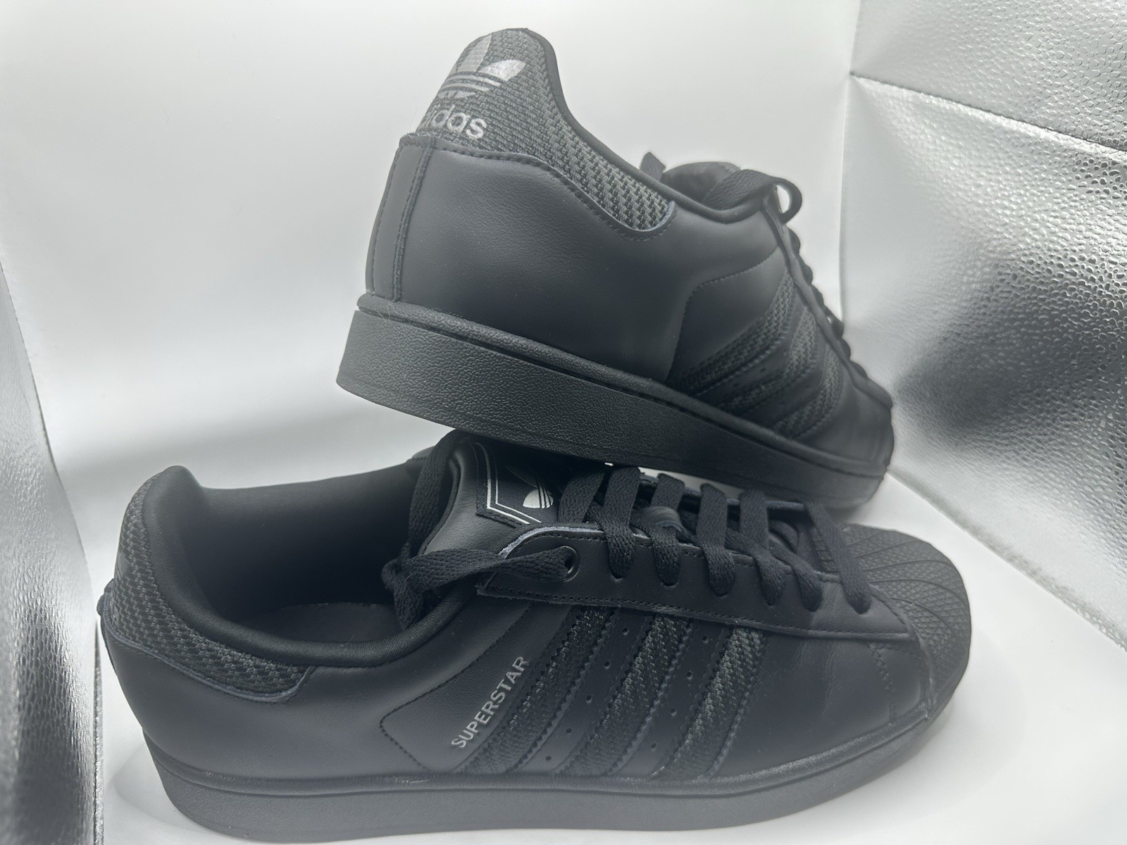 Adidas Superstar II Core Triple Black JQ6344 12 Men’s / 13 Women’s image 2