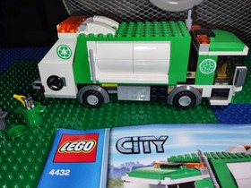 Lego 4432 Garbage Truck Town City Traffic 100% Complete