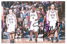 SCOTT POLLARD Signed 4X6 Photo NBA Basketball SACREMENTO KINGS Autograph
