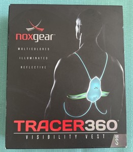 Noxgear TRACER 360 Visibility Multicolor Illuminated Reflective LED Vest Small S