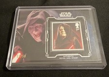 STAR WARS 2016 TOPPS MASTERWORK SILVER ROYAL 1ST CLASS STAMP DARTH SIDIOUS 09/50