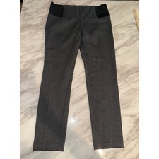 Simply Vera Vera Wang Women's Charcoal High Rise Knit Leggings Size L