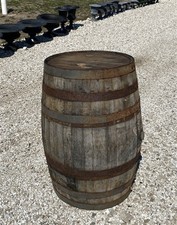 Whiskey Wine Barrel, Vintage Reclaimed Used Wood Barrel, Primitive Rum Keg, J