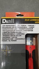Diall Led Inspection Torch Rechargeable Work Light 210 Lumens