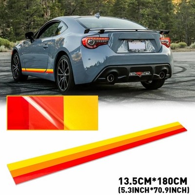Tri-Color Top Grille Retro Style sticker Fits For 2016-2020 Toyota Tacoma TRD
