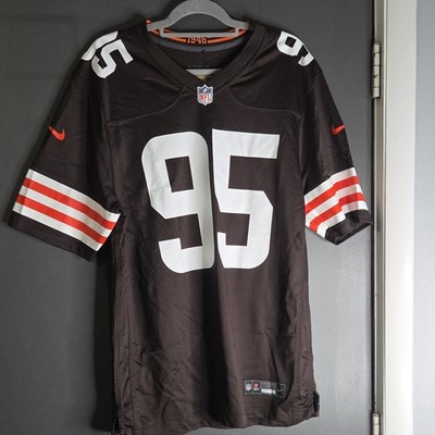 Nike NFL Garrett #95 Cleveland Browns Jersey Men's Size L Brown