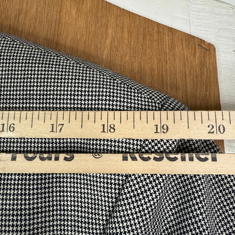 Traje Bachrach Para Hombres 42R Gris Pata de Gallo Doble Pecho Lana Pantalones 34x30 DE COLECCIÓN Foto 4 de 4