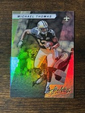 RARE 2017 New Orleans Saints Michael Thomas Panini Absolute SPECTRUM BLUE #31 SP
