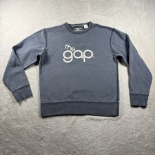 Vintage GAP The Gap Est 1969 Women  s XS Blue Crewneck Oversized Korea 90s 3381