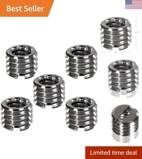 Easy Mount 1/4" to 3/8" Thread Adapter - Metal Camera Accessories (5 Pieces)