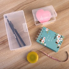 ��tui de rangement en plastique compact et pratique pour bijoux et papeterie
