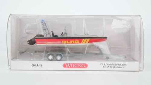 Wiking H0 009548 DLRG barco multiusos MBZ 72 (Lehmar) | Condition: Gebraucht