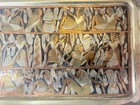 Egyptian Ornate Engraved Vintage Wall Hanging Metal Brass? Plaque Tray — photo 5