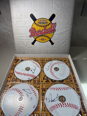 The Great American Baseball Box Set 4 CD Audio Book MLB History Shout Factory
