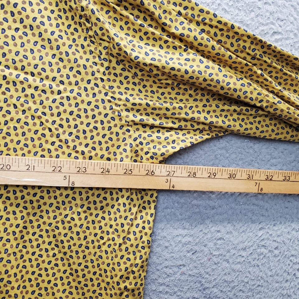 Camisa de Vestir Stacy Adams Para Hombre 19 Multi Paisley Manga Larga Barril Puño Abotonado Foto 4 de 4