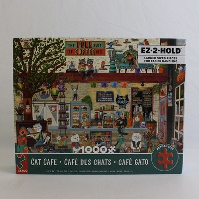 Ceaco Katze Cafe 1000 Teile Puzzlespiel, Komplett 2023 #3231-12
