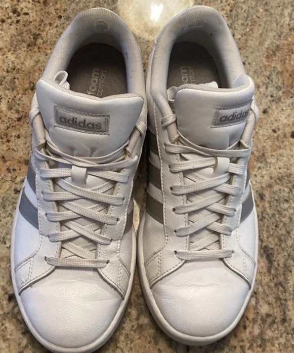 Adidas Cloudfoam Advantage Zapatillas Blancas Para Mujer Talla 8.5 8 1/2 Foto 3 de 4