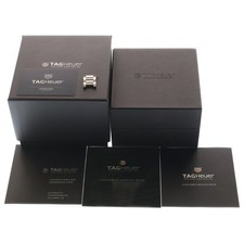 TAG HEUER CV2A1S Carrera Calibre 16 Chronograph Black Dial SS AT Stainless Steel