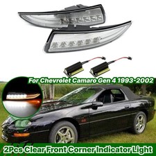 2x Clear Blinkleuchten Vorne Blinker Standlicht Für Chevrolet Camaro Gen4 93–02