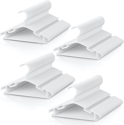 Children's plastic hangers, baby clothes hangers (100 packs)