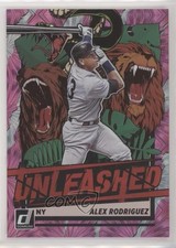 2021 Panini Donruss Unleashed Pink Fireworks Alex Rodriguez #UNL23 0h22