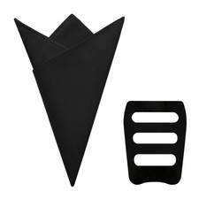 Mens Handkerchiefs Solid Colors Hankies Pocket Squares Holder Suit Wedding