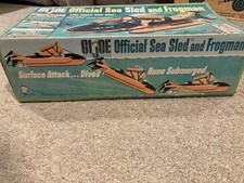 VINTAGE 1966 HASBRO GI Joe Action Sailor Sea Sled