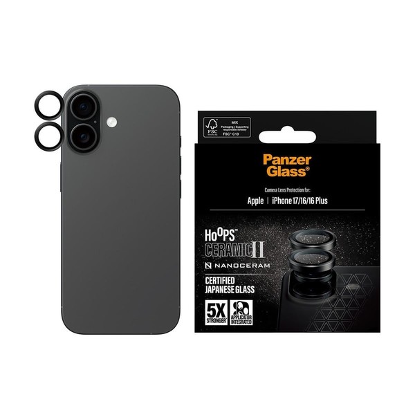 Panzerglass Hoops Ceramic Kameraschutz Iphone 16 | 16 Plus #2879130-image
