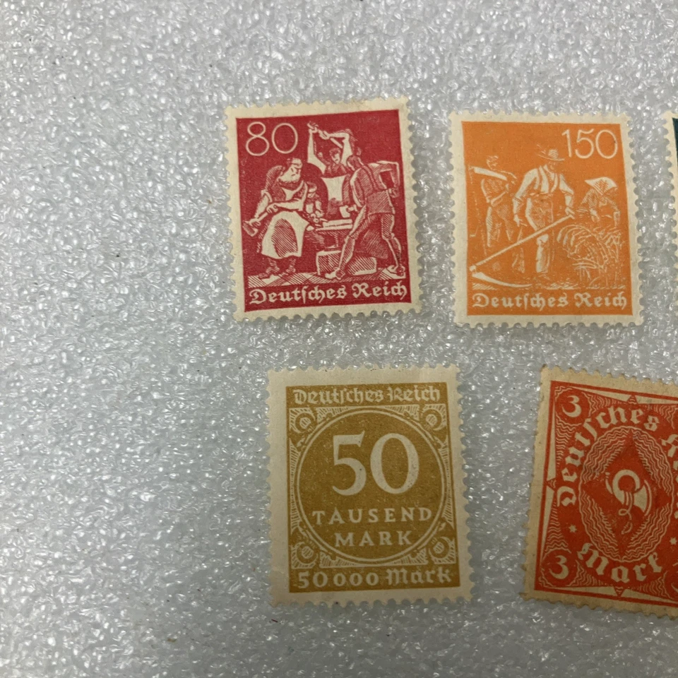 5 NEW/MNH/MLH Deutsches Reich/Germany Stamps; 1920- 1945; $1 Ships. A DEAL- LOOK - Image 2 of 4