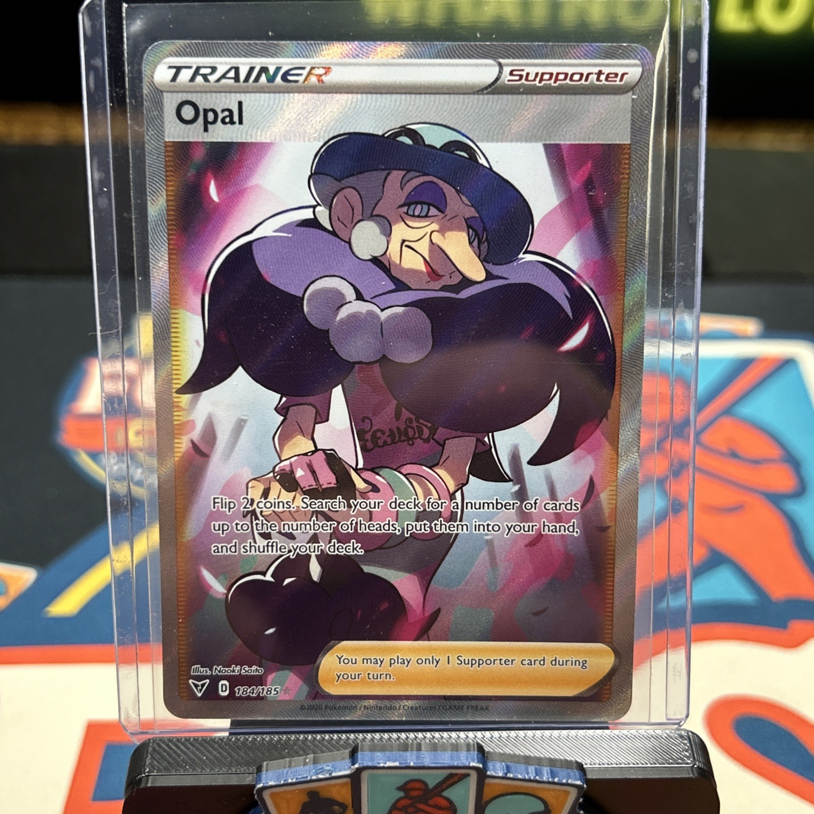 Opal (Full Art) 184/185 Pokemon TCG Vivid Voltage Holo Trainer (Near Mint) NM