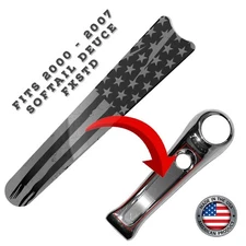 USA Flag Tactical Console Dash Panel Insert - Fits Harley 00 - 07 Softail Deuce