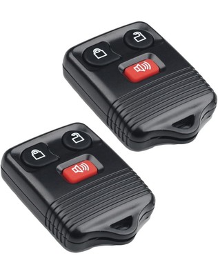 Replacement Keyless Entry Remote 3 Button Key Fob For Ford Car Truck 2 Pack