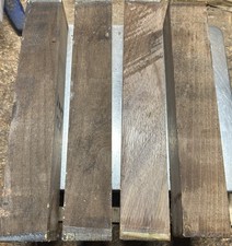 FOUR 4 DARK WALNUT TURNING BLOCKS LUMBER LATHE WOOD LUMBER 2" X 2" X 12"