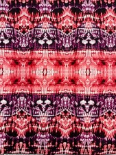 African Ankara Wax Print,100 Cotton, Sell by 6 Yards-Pink Purple White Black