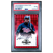 David Ortiz Rookie Card Checklist and Autographed Memorabilia Guide 19