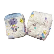 (2) Samples of Rearz Daydreamer Adult Diapers 11000ML Size Medium 30"-40" ABDL