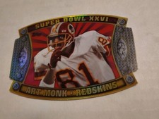 2011 Topps Art Monk Super Bowl Legends Die Cut #SB-58 Redskins HOF